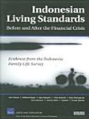 cover image of Indonesian living standards